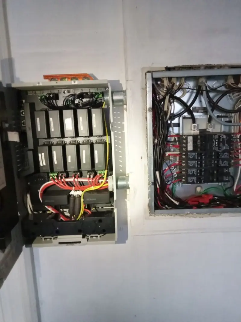 Electrical panel upgrade completed for Indoor Lighting Installation in Tangerine
